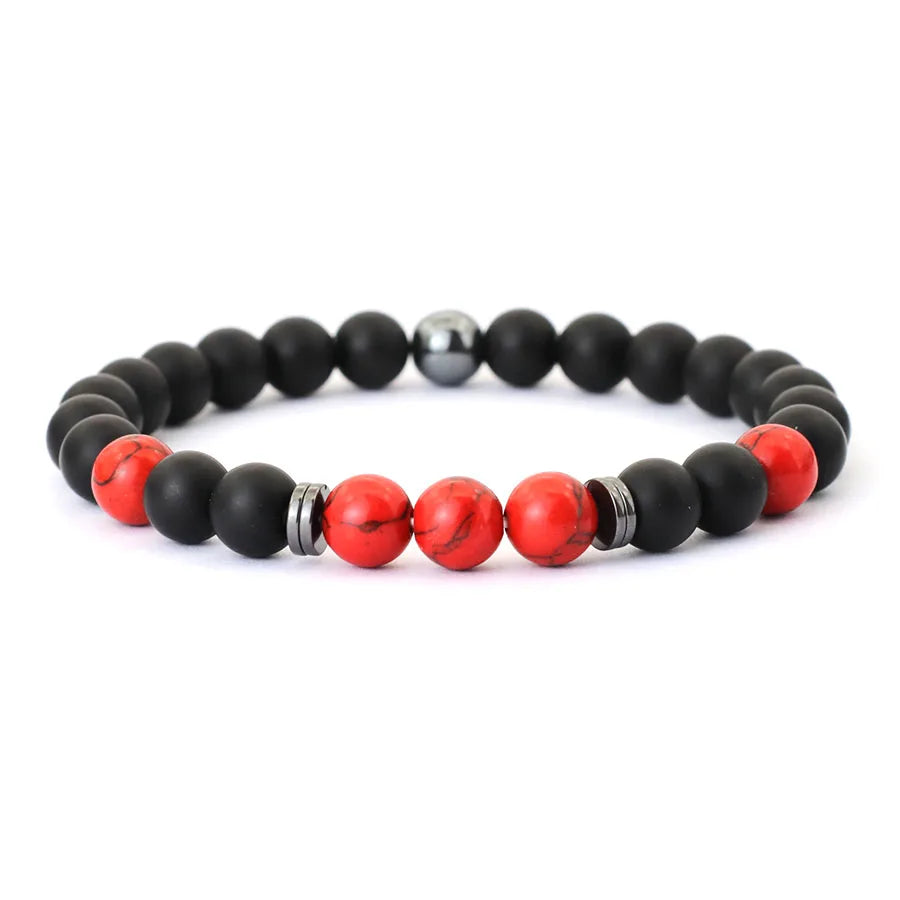 Handmade Onyx & Tiger Eye Bracelet