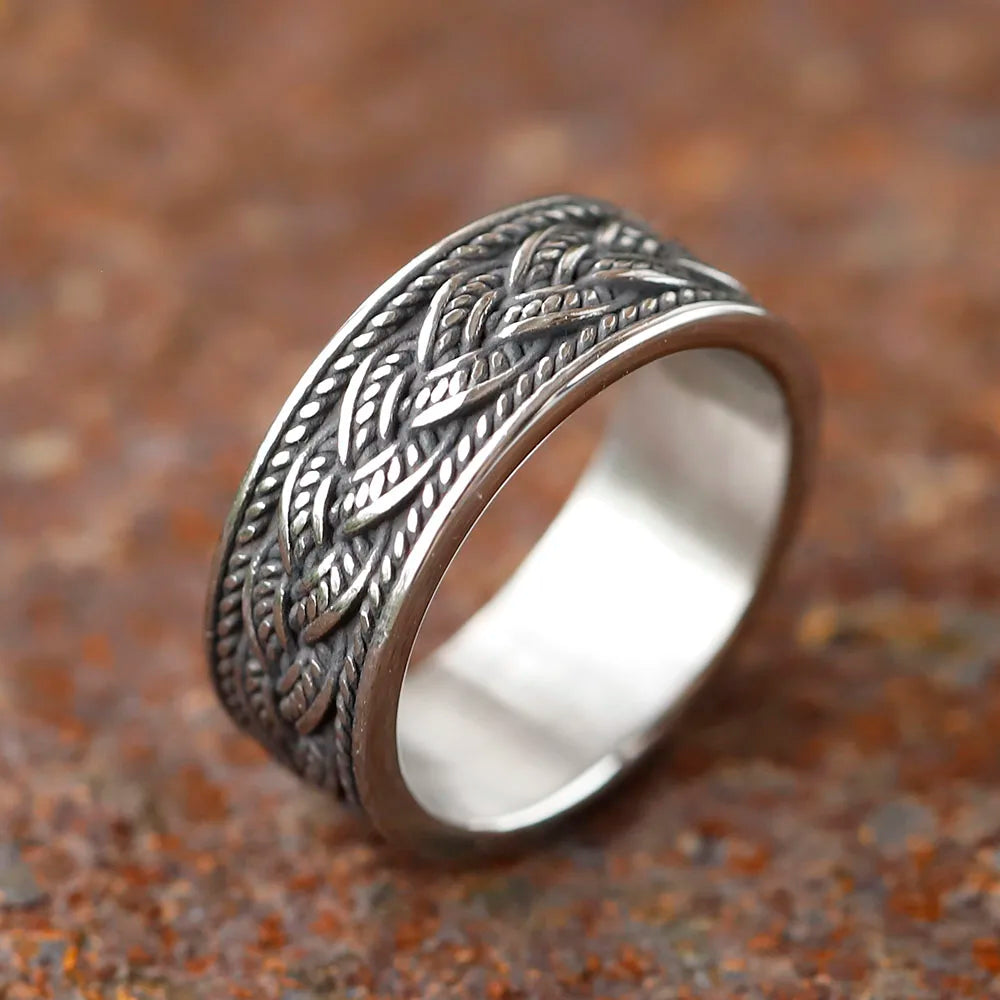 Stainless Steel Norse Viking Ring