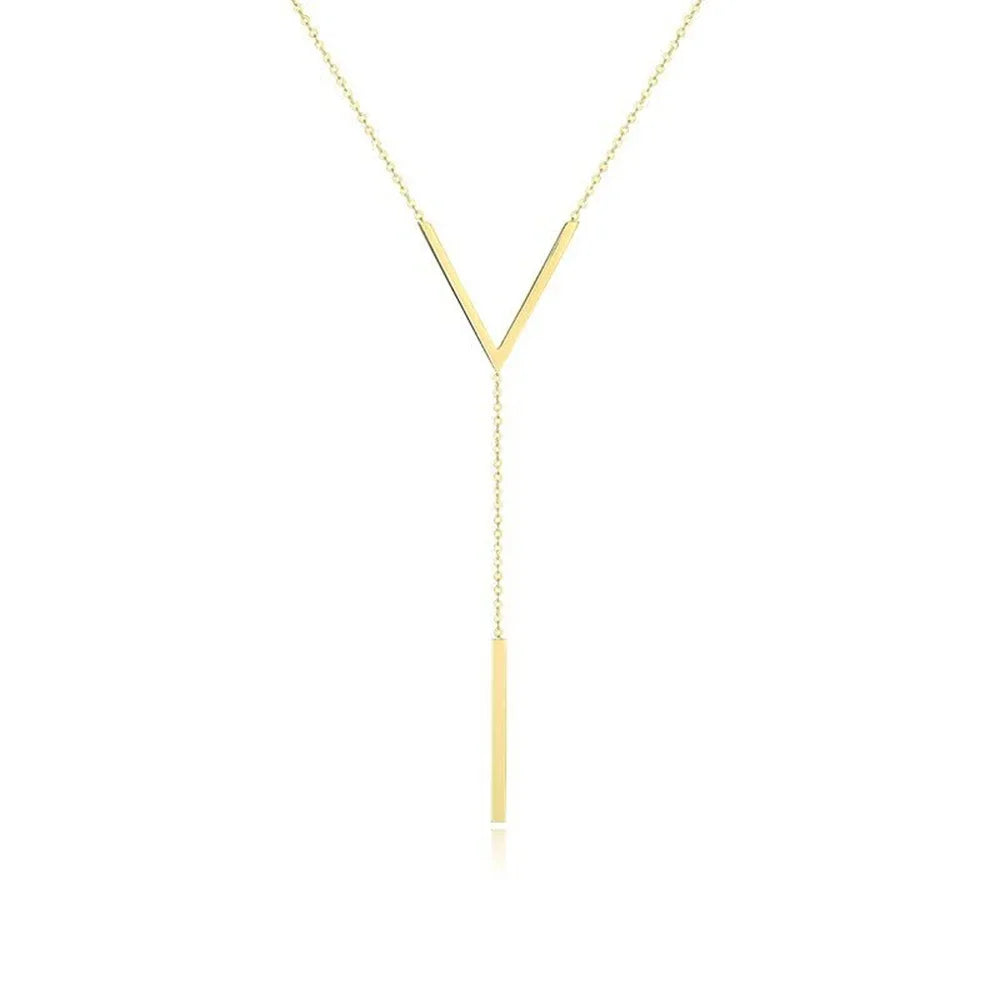 V-Shaped Clavicle Chain Necklace
