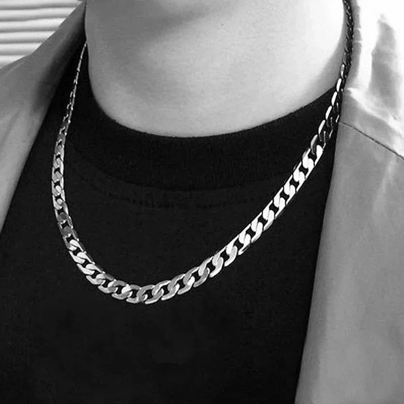 Crowned Sterling Silver Chain Necklace