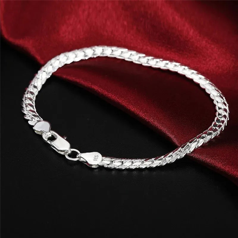 Elegant Sterling Silver Bracelet