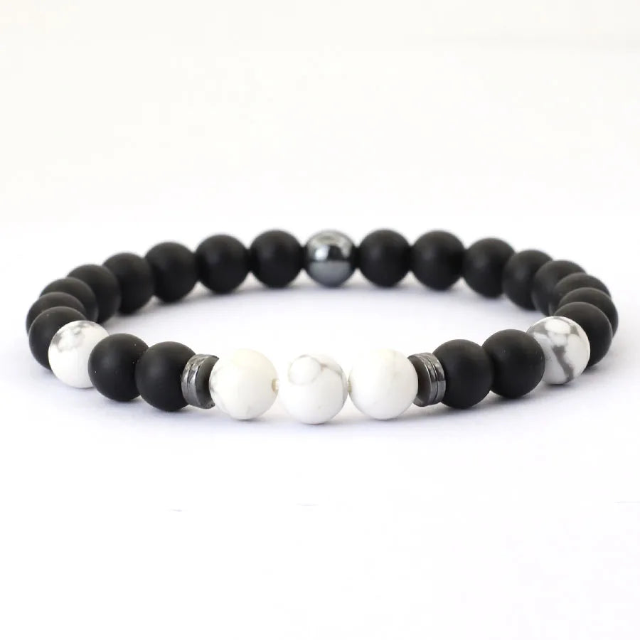 Handmade Onyx & Tiger Eye Bracelet
