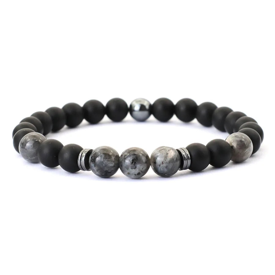 Handmade Onyx & Tiger Eye Bracelet