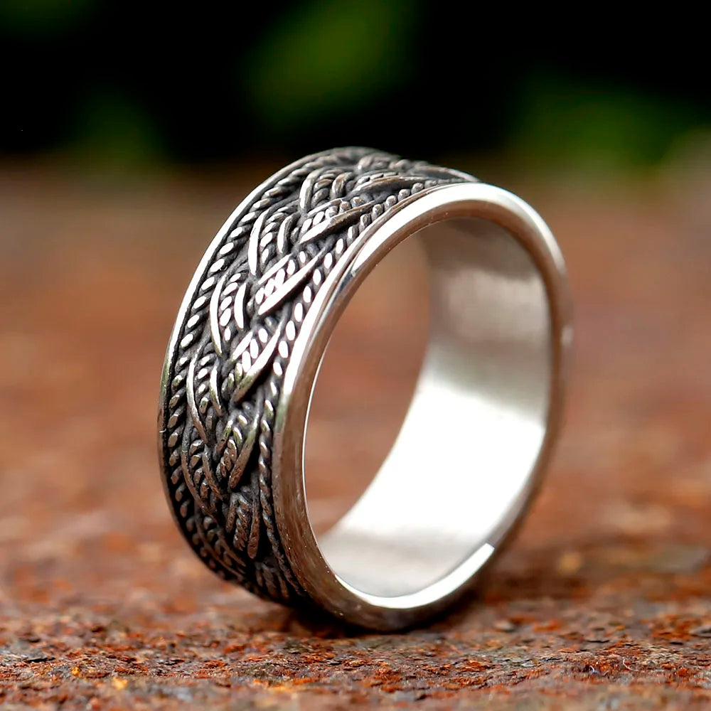 Stainless Steel Norse Viking Ring