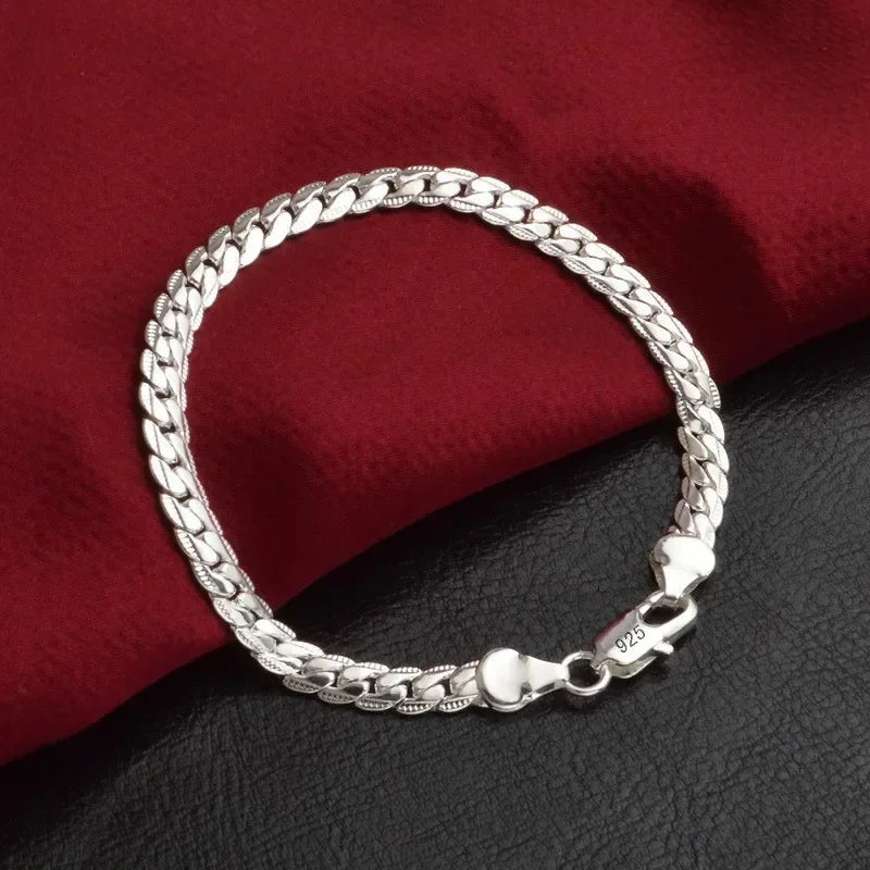 Elegant Sterling Silver Bracelet